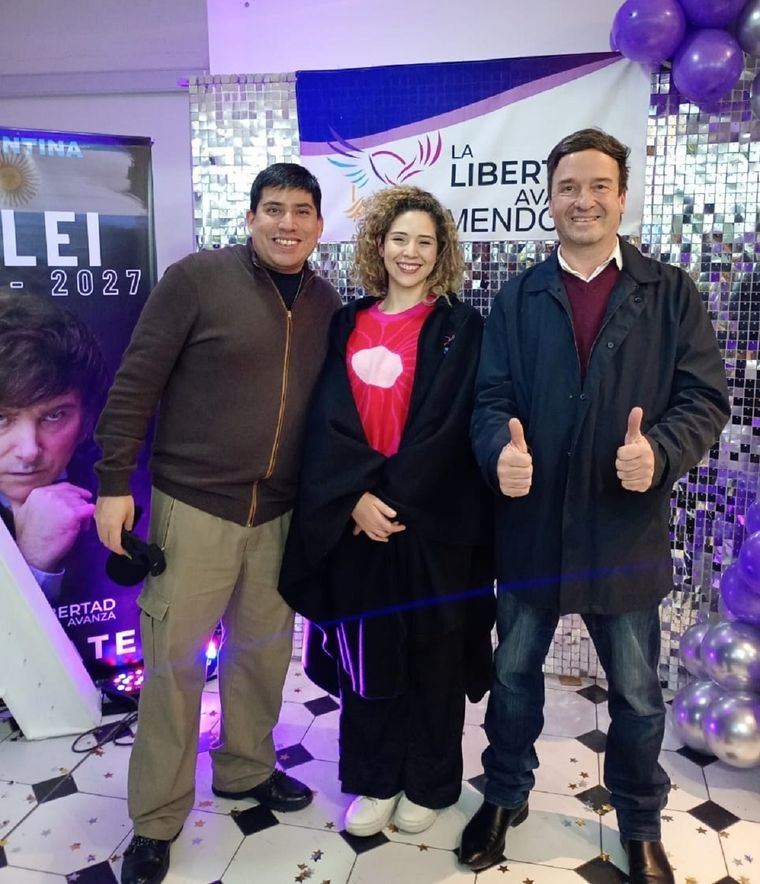 Martín Arrieta, Lourdes Arrieta y Martín Litvinchuk.