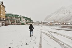 El centro de esquí comienza a vestirse de blanco Foto: Santiago Tagua/MDZ