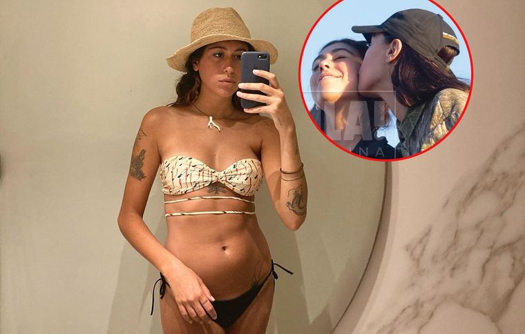 ENAMORADAS. ASI SE MOSTRO LA HIJA DE NICO REPETTO CON SU NOVIA EN EL LOLLA.