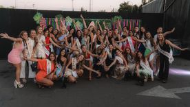 Las reinas vendimiales le pusieron toda la onda al evento.