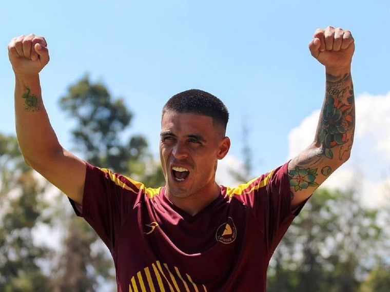 El delantero se expresó en las redes. Foto: Instagram @brianfernandez_38