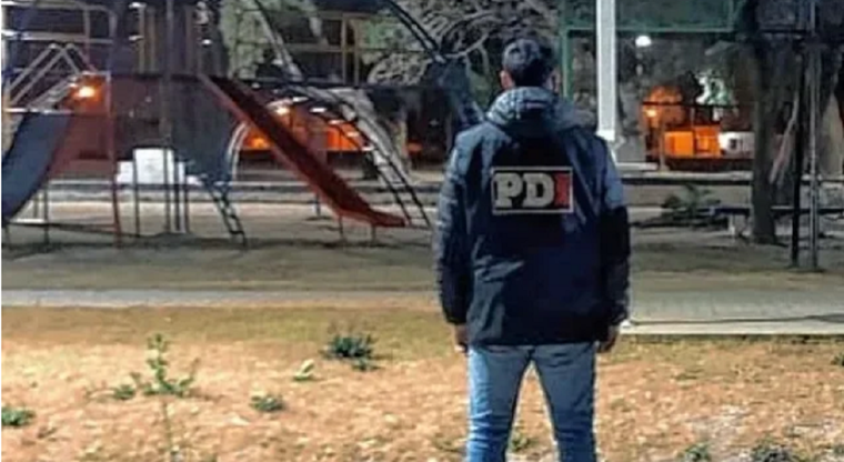 La plaza en la que mataron al adolescente Foto: NA