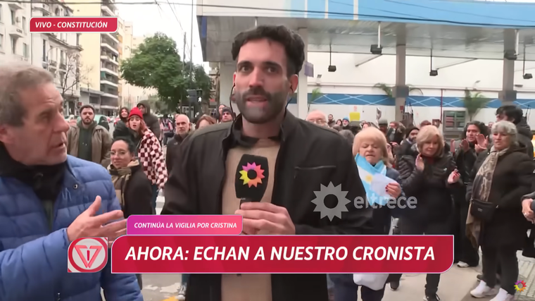 Matías Lanzi vivió una tensa situación mientras se encontraba al aire. Foto: captura de pantalla YouTube/ El Trece. Matías Lanzi vivió una tensa situación mientras se encontraba al aire. Foto: captura de pantalla YouTube/ El Trece.