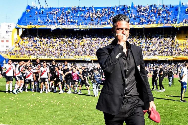 Demichelis y un mensaje nostálgico, en medio de la crisis futbolística de River y a horas del duelo con Boca.