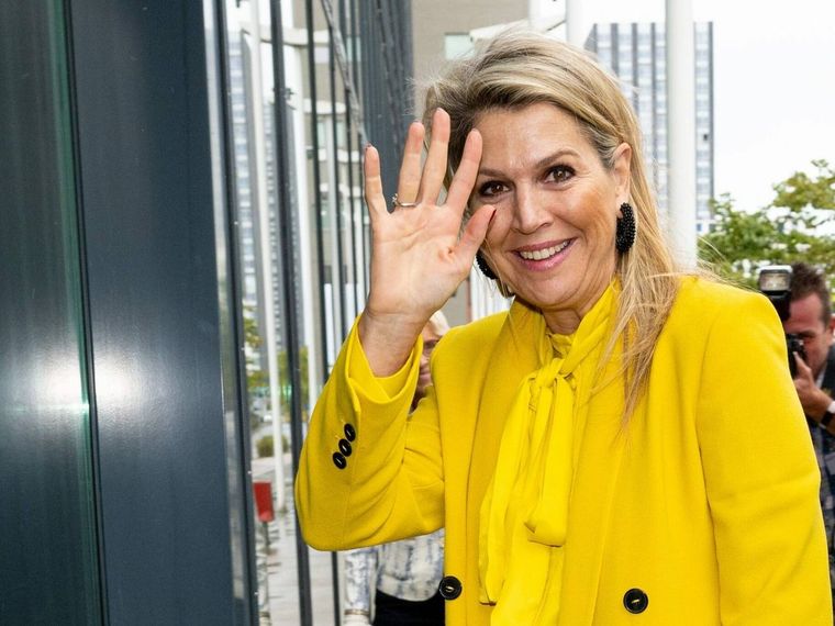 Máxima de los Países Bajos es la reina de los colores más intensos. Foto: Vanitatis