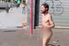 El hombre estaría borracho y acusó no hablar español. Foto: Captura de video