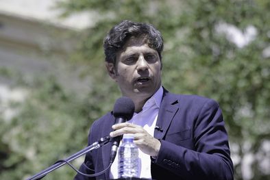 MDZol | Axel Kicillof en los 500 días sin obras Foto: Noticias Argentinas