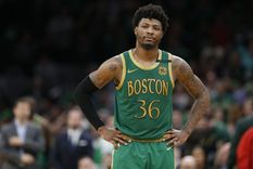 Marcus Smart, uno de los contagiados.