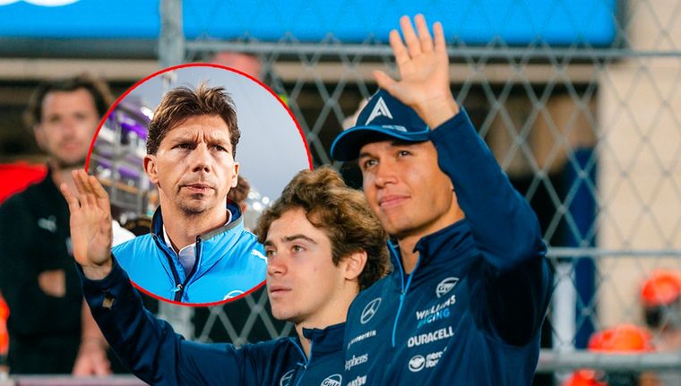 James Vowles se refirió a sus dos pilotos al hacer un balance de la temporada. Foto: Williams Racing