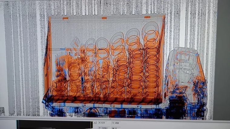 Así descubrieron la carga que llevaba el rodado