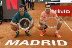 Horacio Zeballos campeón en dobles del Masters 1000 de Madrid por segunda vez en su carrera. Foto: EFE Horacio Zeballos campeón en dobles del Masters 1000 de Madrid por segunda vez en su carrera. Foto: EFE