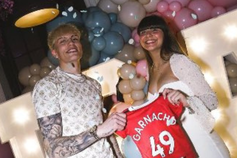 Garnacho será padre y el nombre que eligió para su hijo generó revuelo entre los hinchas de River Foto: @garnacho7