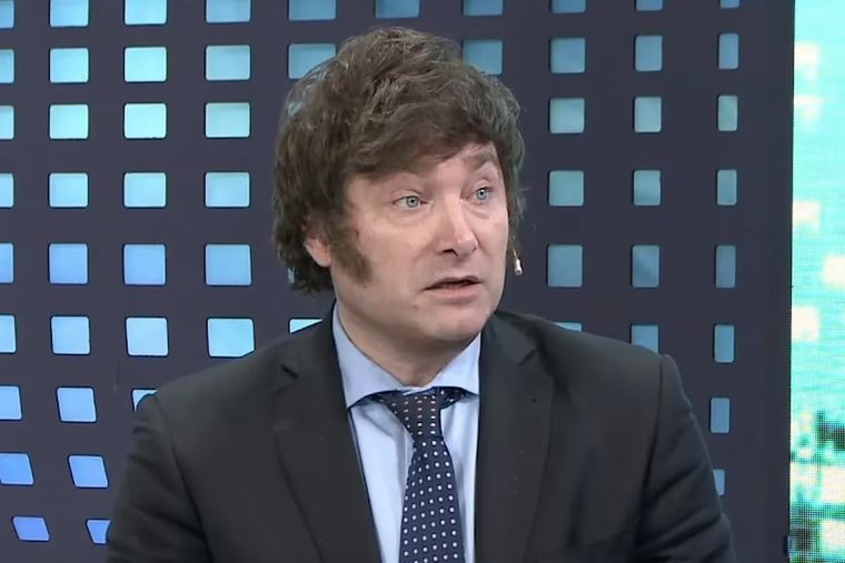 Javier Milei arremetió contra Juntos por el Cambio Foto: Noticias Argentinas