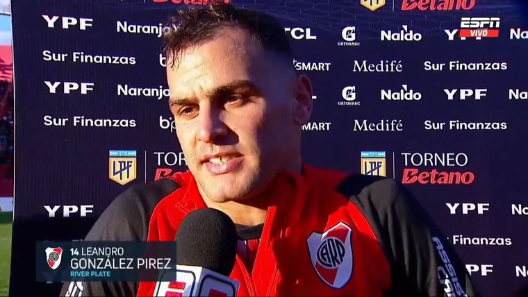 González Pirez analizó la derrota. Foto: Captura Video