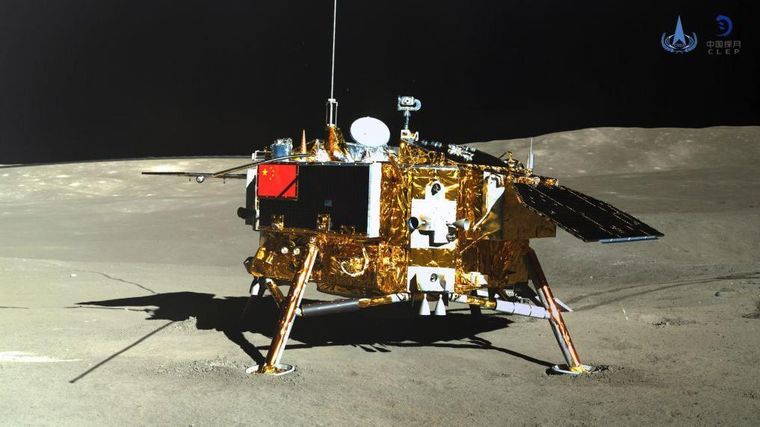 La cara oculta de la Luna: en 2019, la sonda china Change-4 fue la primera en la historia en alunizó en el lado oscuro de nuestro satélite.