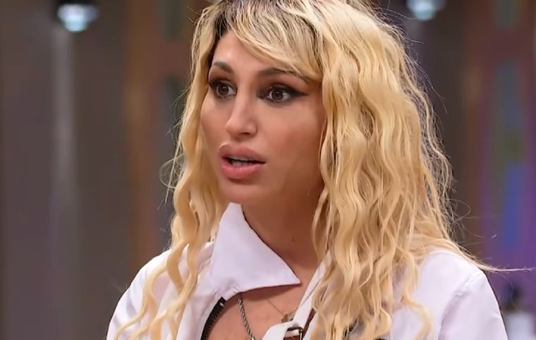 La modelo rompió el silencio. Foto: Captura de pantalla TV.