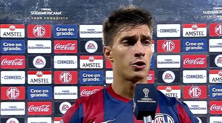 El defensor de San Lorenzo habló luego de ser la figura en el triunfo de su equipo.