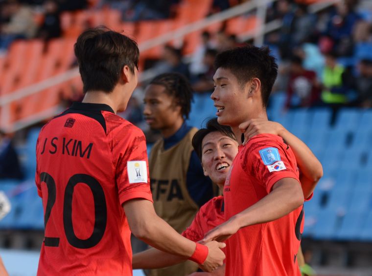 Corea ganó en el debut mundialista. Foto: Télam