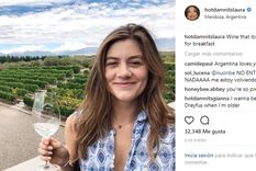 una actriz de glee, de paseo por mendoza