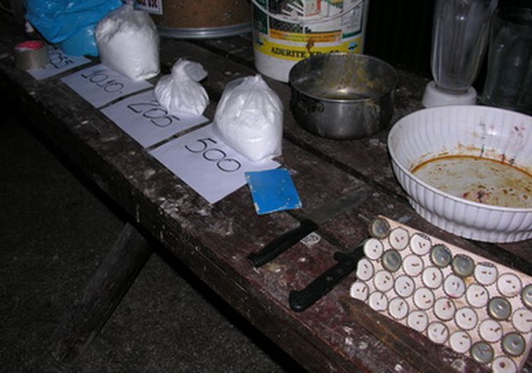 Cocina de droga, una realidad mendocina. Foto: archivo/NA