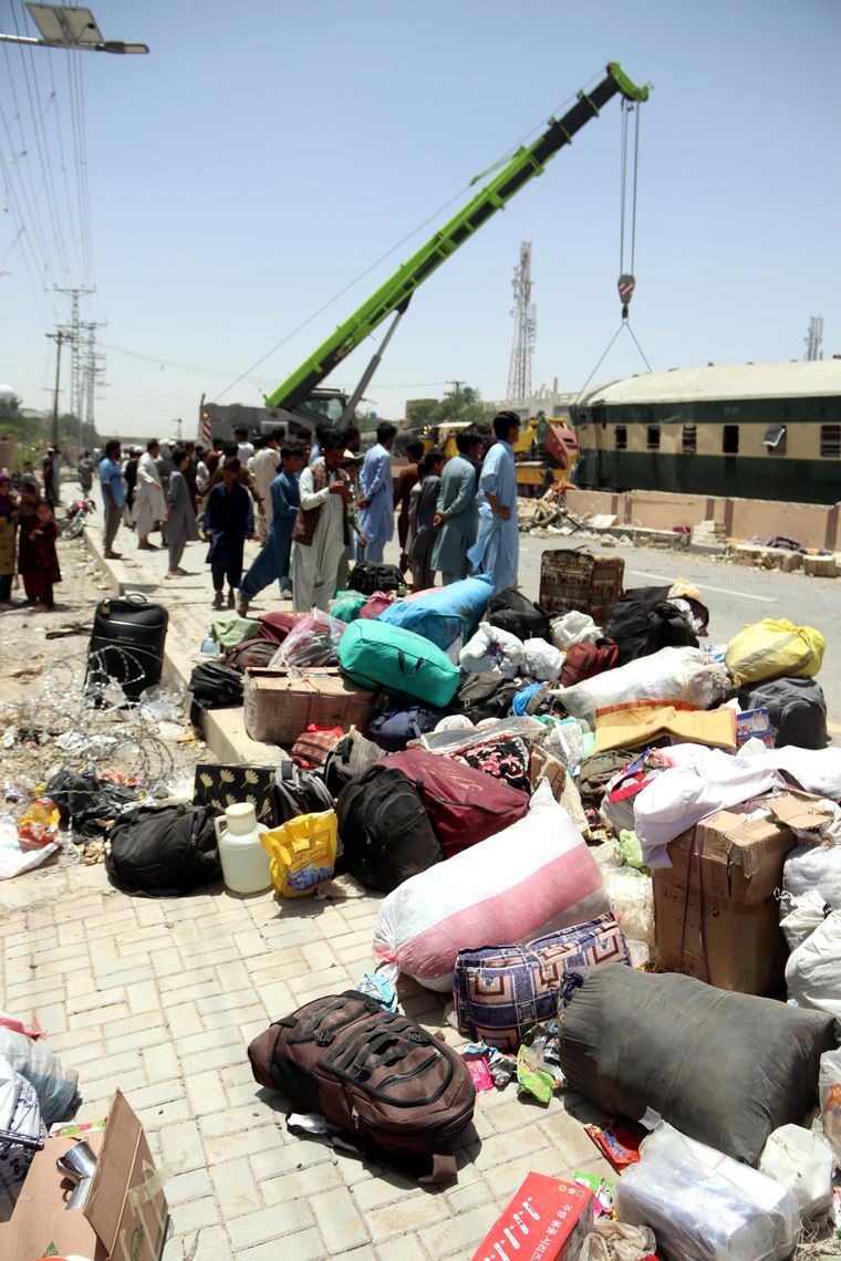 Ataque a un tren en Pakistán. Ataque a un tren en Pakistán.