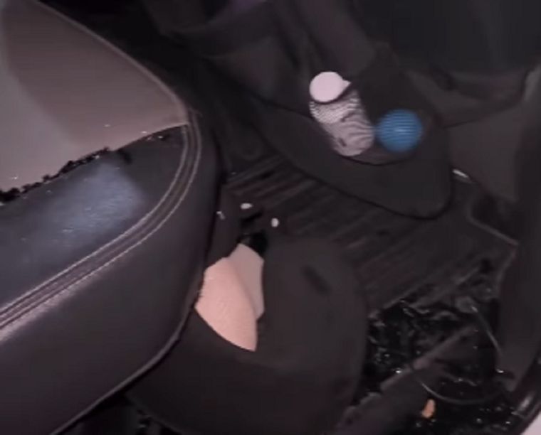 Una pareja llegó a Mendoza y en menos de tres horas sufrió un robo. Foto: captura de video.