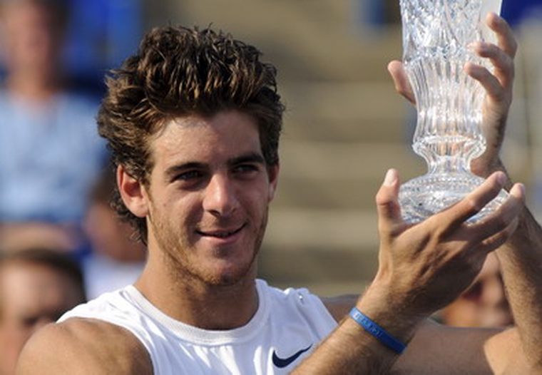 Juan Martín lleva cuatro títulos de ATP, ganados en forma consecutiva. Foto: EFE