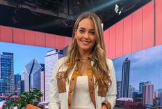 ¿Tienes pantalones de cuero? ¡Llévalos este invierno como Juli Navarro! Foto: Instagram