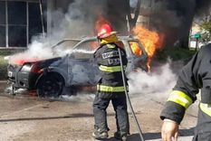 El incendio ocurrió en Mar del Plata Foto: 0223