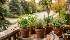 Las plantas aromáticas para el otoño. Fuente: IA Gemini. Las plantas aromáticas para el otoño. Fuente: IA Gemini.