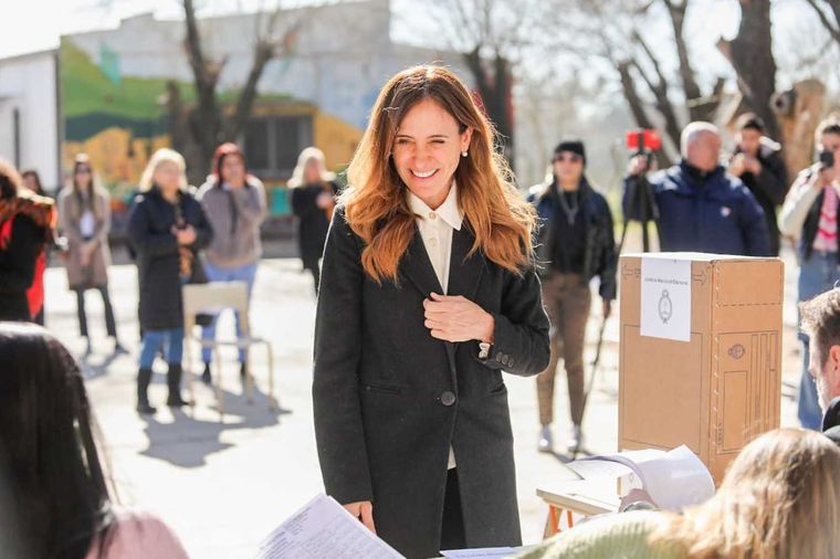 La ministra de Desarrollo Social emitió su voto para las elecciones PASO Foto: NA