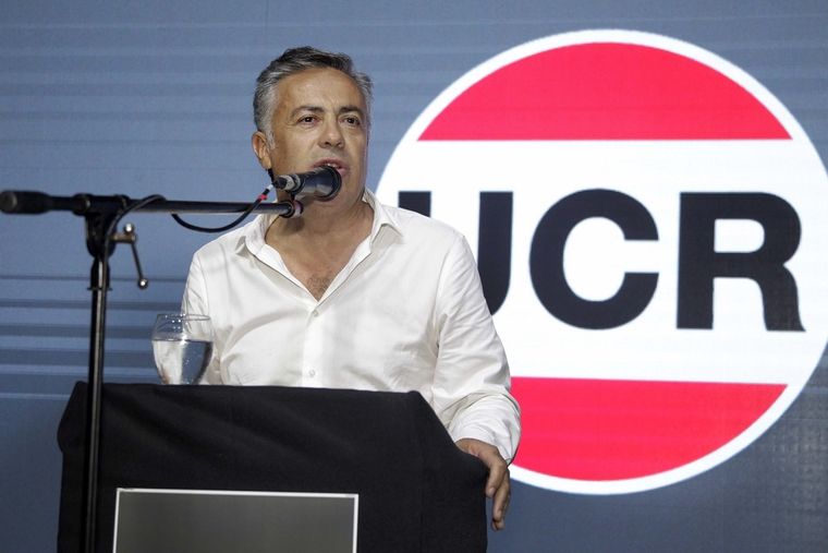 Alfredo Cornejo termina su mandato en la presidencia de la UCR y se acercan las elecciones internas Foto: Télam