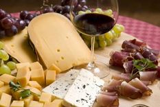 Maridaje de quesos y vinos.