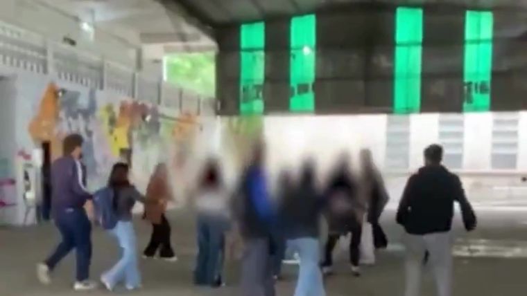 Un joven, que fue expulsado del colegio, ingresó de manera violenta, atacó a varios alumnos y a una preceptora que intentó detener la pelea.