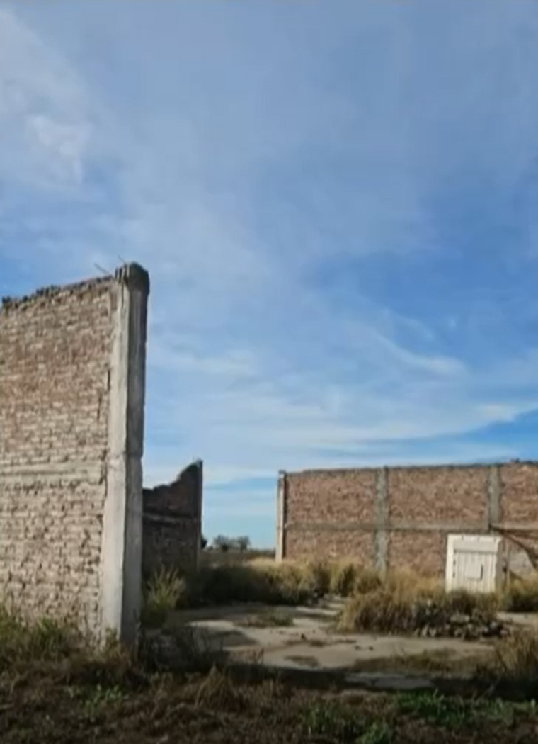 El descampado donde aparecieron los restos de Agostina Vega. El descampado donde aparecieron los restos de Agostina Vega.