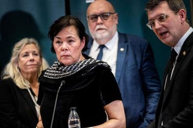 MDZol | La ministra groenlandesa de Independencia y Asuntos Exteriores, Vivian Motzfeldt, hizo el anuncio junto al ministro de Defensa danés Troels Lund Poulsen. Foto: Reuters