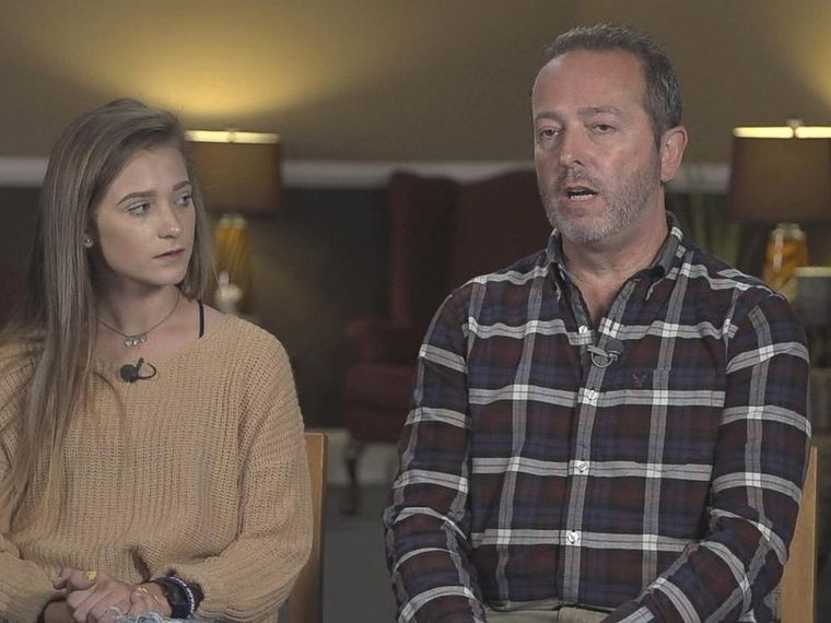 El hombre salvó a su hija de un secuestro Foto: Good Morning America