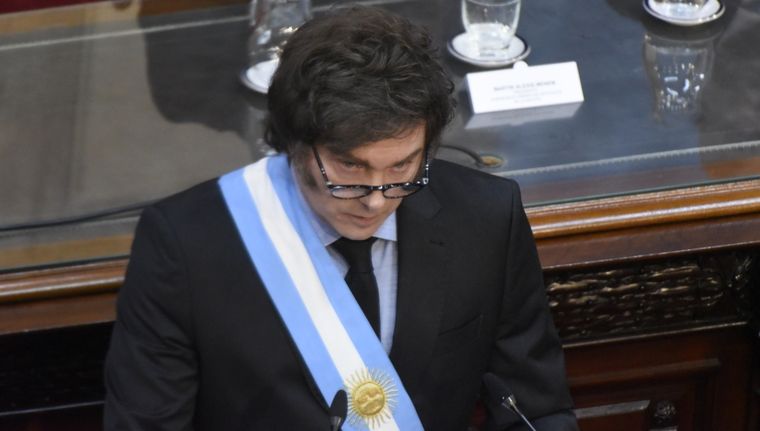 El presidente Javier Milei dará un discurso por cadena nacional el mismo día que enviará el Presupuesto 2026 al Congreso. Foto: Juan Mateo Aberastain Zubimendi / MDZ.