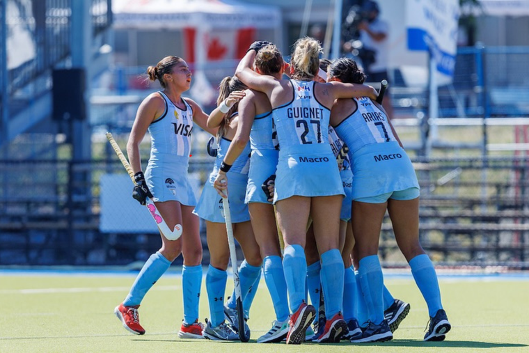 Las Leoncitas jugarán frente a Uruguay con dos mendocinas. Foto: Panamerican Hockey