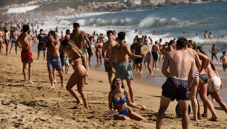 La costa chilena ha sido un destino de los más elegidos este verano por los argentinos. Foto: Marcos García/MDZ