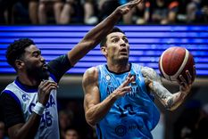 Delfino anotó 14 puntos en la victoria de Argentina ante Cuba Foto: CAB