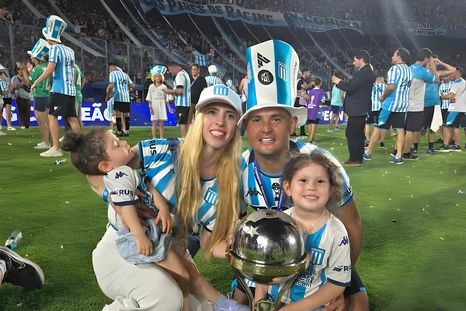 La esposa de Maxi Salas disparó contra Racing y su dirigencia. Foto: @maxisalas11 La esposa de Maxi Salas disparó contra Racing y su dirigencia. Foto: @maxisalas11