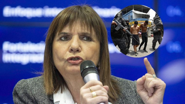 La ministra de Seguridad, Patricia Bullrich, tomó medidas tras la guerra narco en Río de Janeiro.