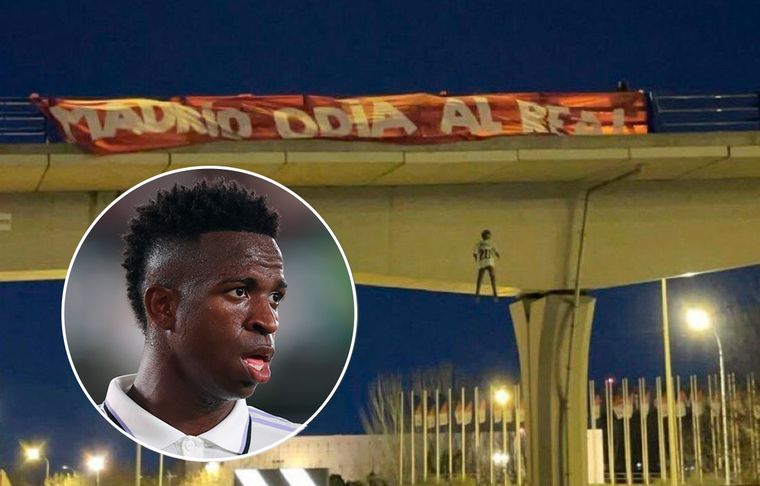 Vinicius Jr El futbolista del Real Madrid, amenazado en la previa del clásico por hinchas del Atlético.