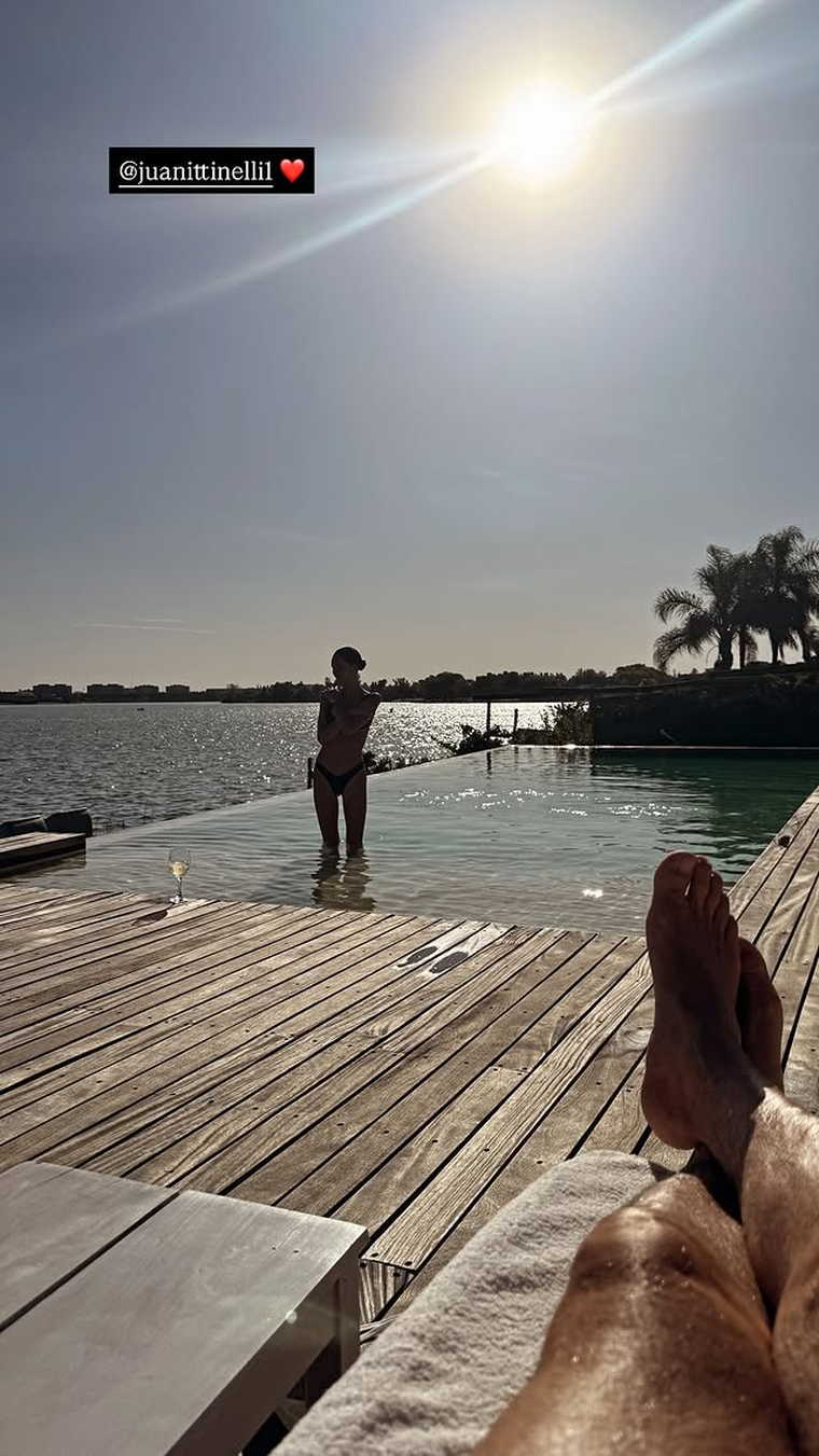 Tinelli y su hija. Créditos: Instagram Tinelli y su hija. Créditos: Instagram