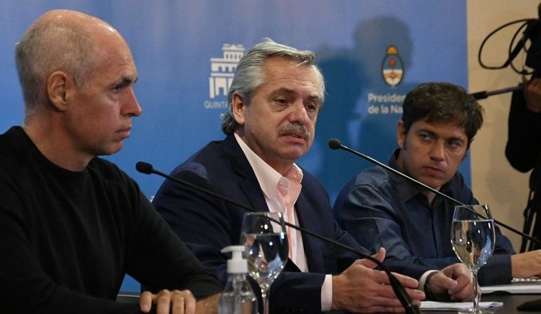 El presidente, el jefe de Gobierno porteño y el gobernador de Buenos Aires anunciarán este viernes la extensión de la cuarentena