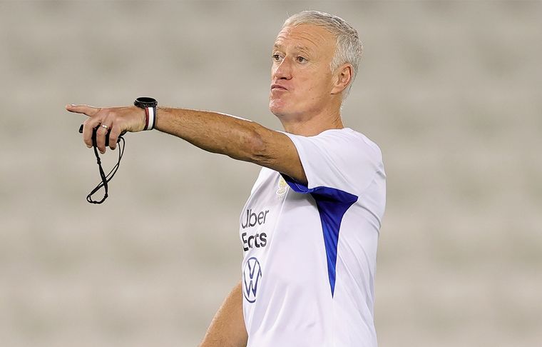 Didier Deschamps El entrenador de Francia le dio el día libre a sus jugadores tras la semifinal ante Marruecos. Foto: EFE