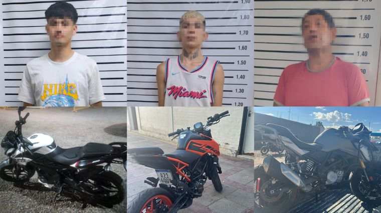 En total se recuperaron tres motos a partir de las intervenciones policiales aplicadas en distintas partes de Las Heras.