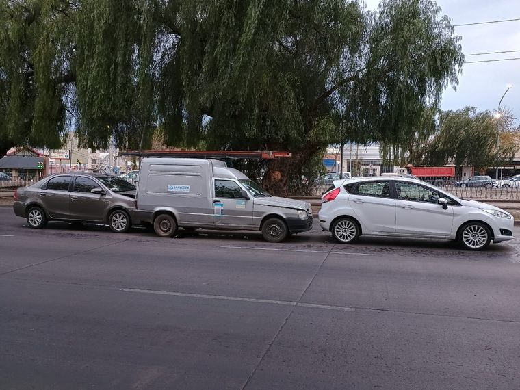 Choque en cadena en la Costanera Foto: Emilce Vargas Ferrara/MDZ RADIO