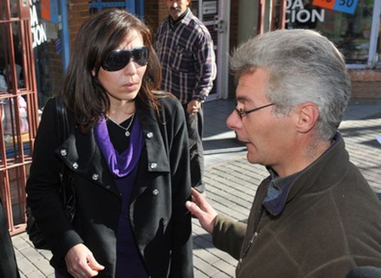Verónica Grassetto y Dante Bolognezi, hermano de la víctima. Foto: Pachy Reynoso/MDZ